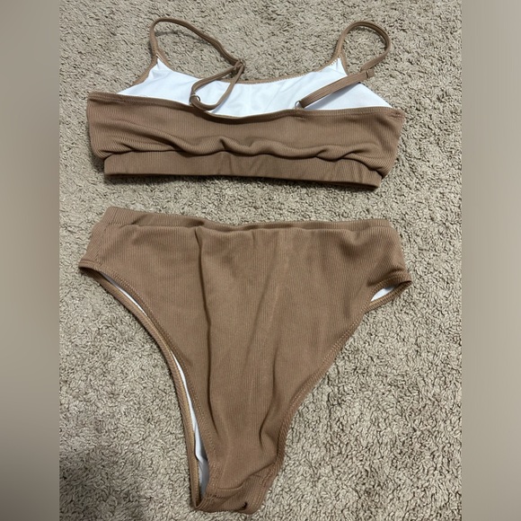 Cupshe Bikini Set for Women Ribbed - Picture 2 of 2